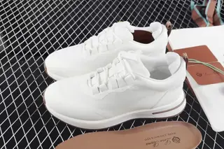 Loro Piana Week-End Walk Low-Top Lifestyle Sneakers White