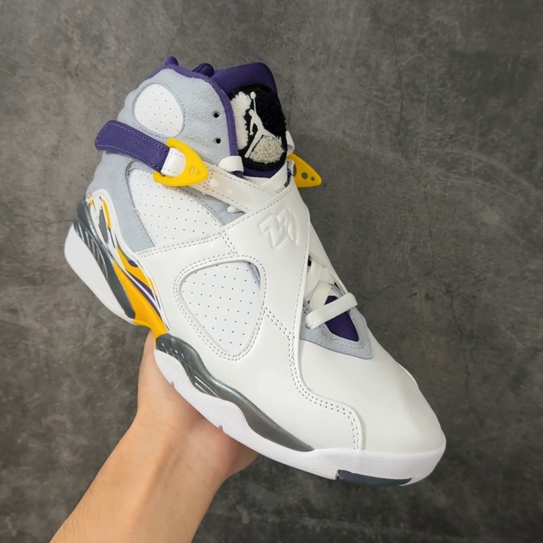 Nike Air Jordan 8 Retro High-Top Basketball Shoes